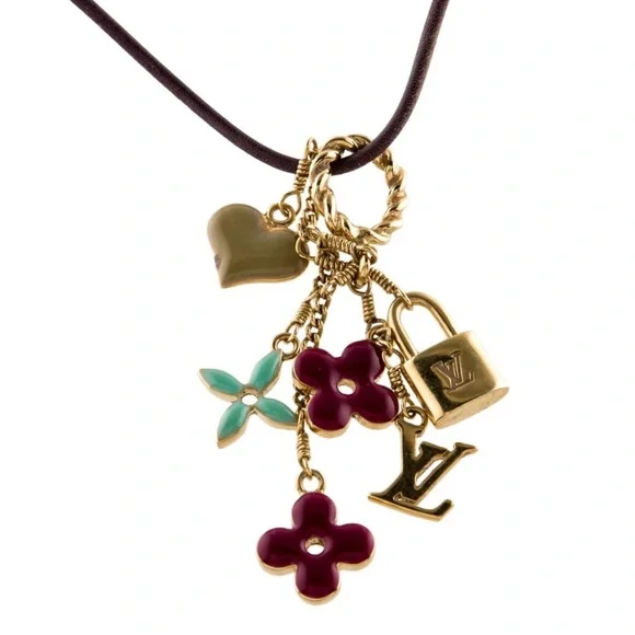 Louis Vuitton Sweet Monogram Charm Necklace